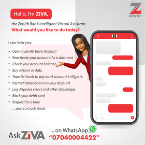 zenith bank customer care whatsapp number CustomerCareInfo